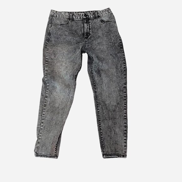 No Boundaries Acid Wash Mom Jeans | High Rise | W31 L27 | 90s Retro - Picture 1 of 5